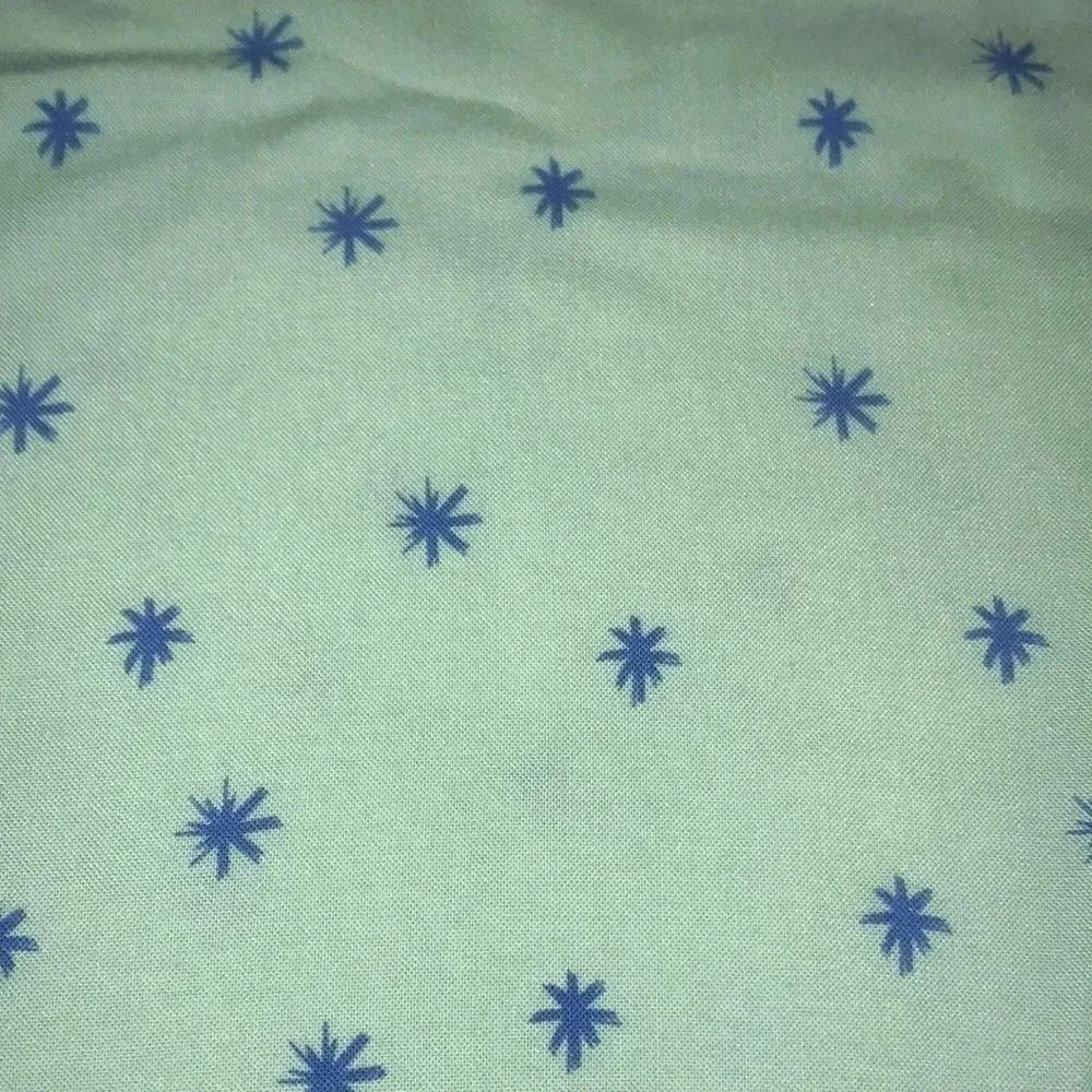 ATTENTION lightweight short sleeves v-neck palm tree print NWT size L - Picture 3 of 8